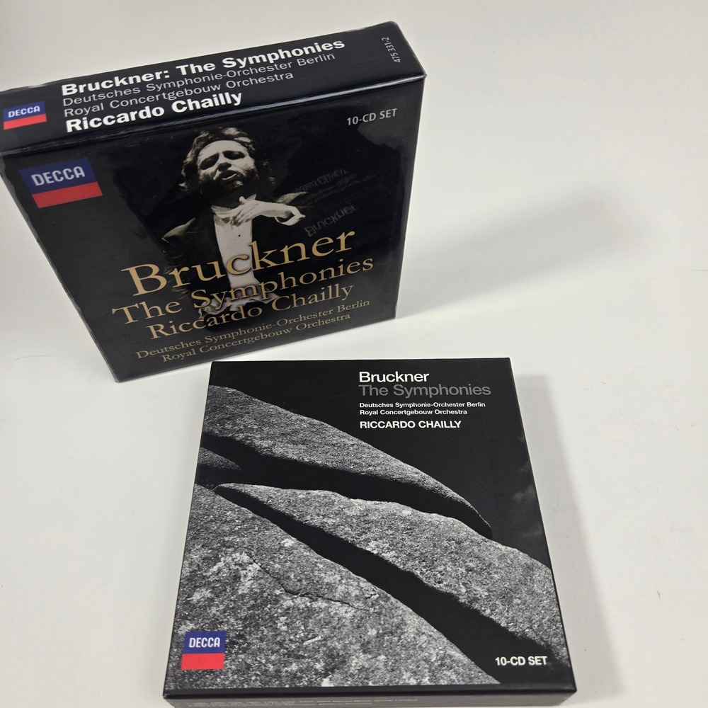 Riccardo Chailly Bruckner The Symphonies 10 CD Box Set Decca Classical VG+/EX